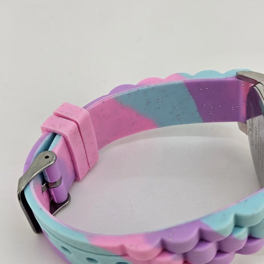 Disney Minnie Mouse Unicorn Spinner Digital LCD Kids Watch 36MM New‎ Battery